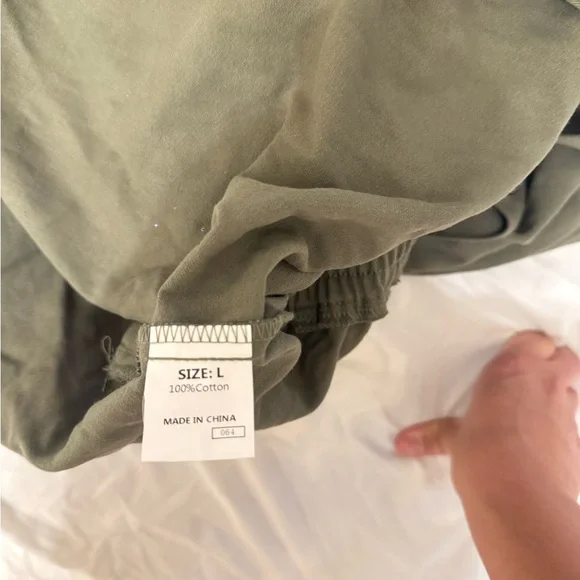 Olive Green Jumpsuit - Picture 2 of 4